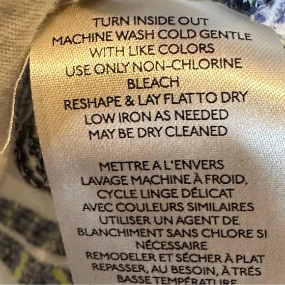 Anthropologie Maeve Neela Embroidered Tank Top XS White Blue Knit Pullover - Picture 9 of 10